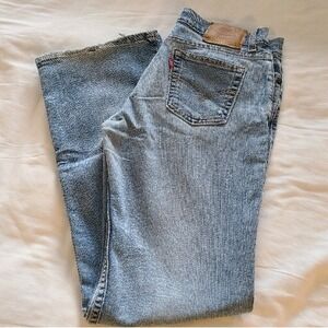 Vtg LEVI'S 518 Superlow Bootcut Stretch Denim Jeans Sz‎ 7/8 JR Juniors Y2K EUC